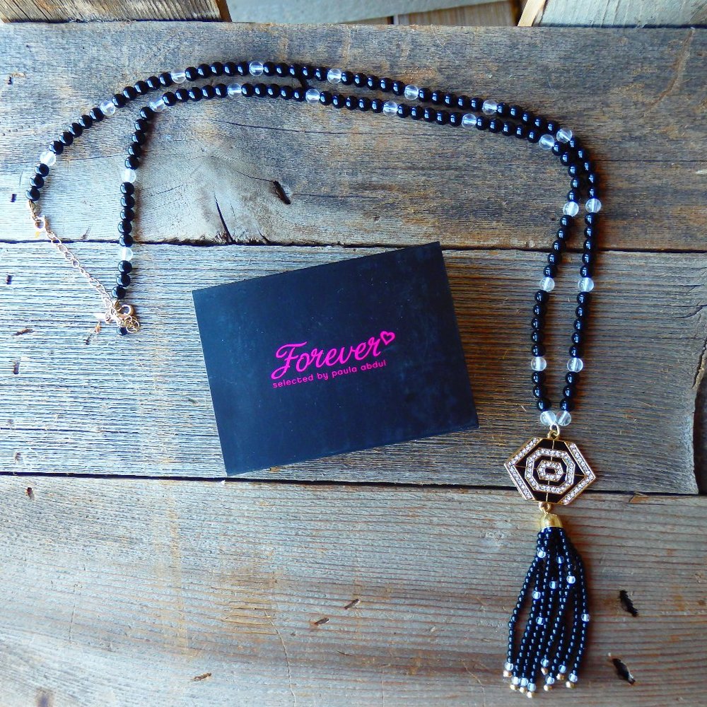 Avon Forever by Paula Abdul Deco Tassel Necklace